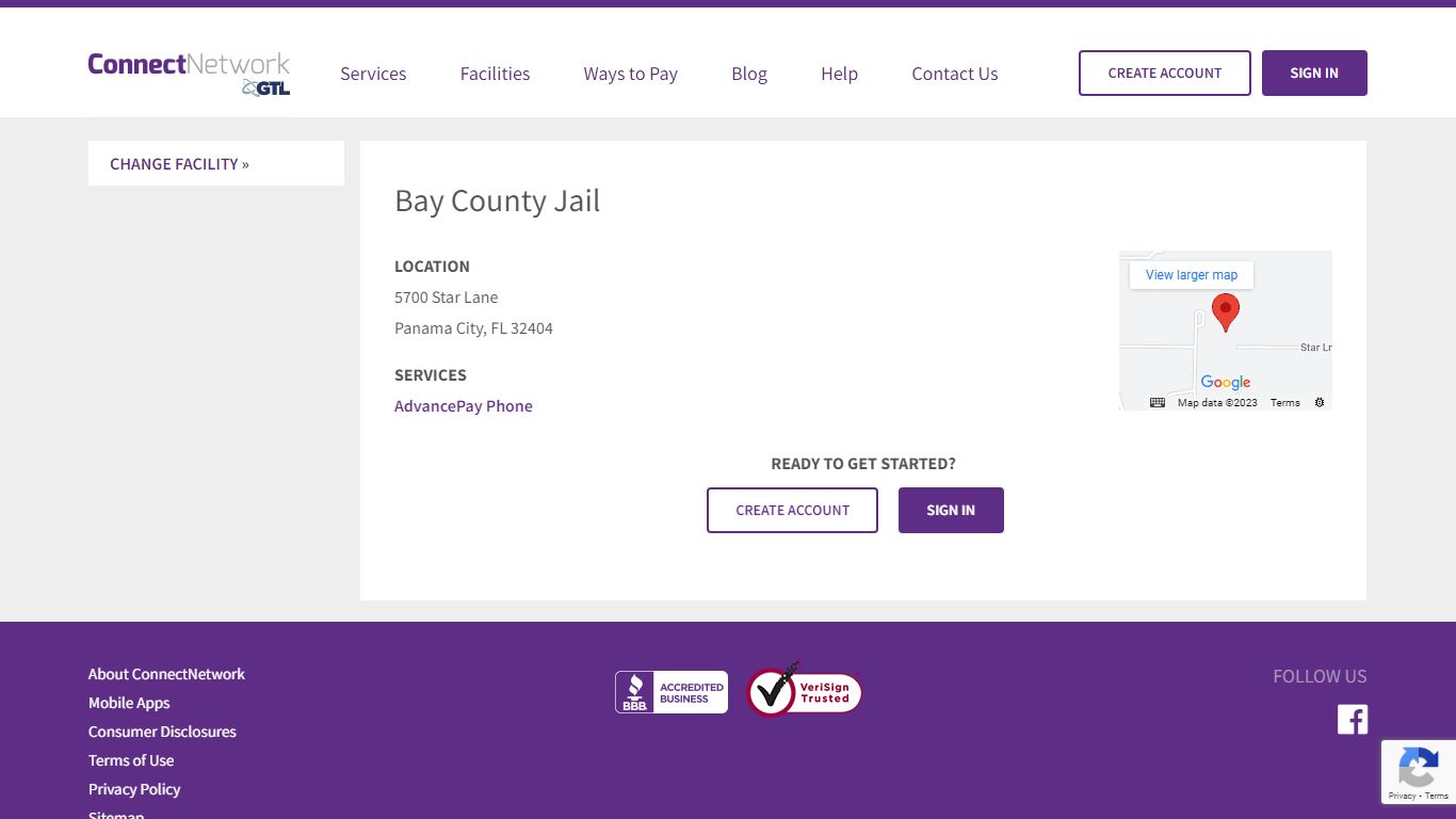 Bay County Jail | ConnectNetwork